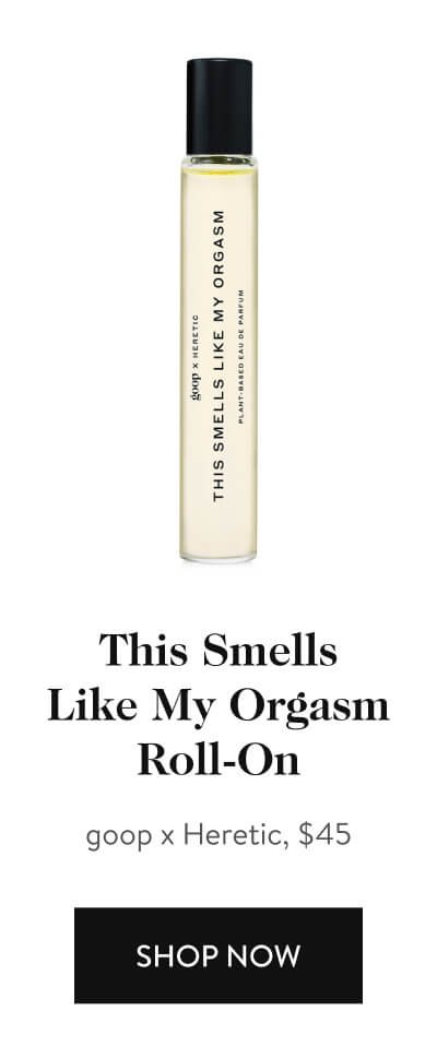 This Smells Like My Orgasm Roll-On, goop x Heretic, $45