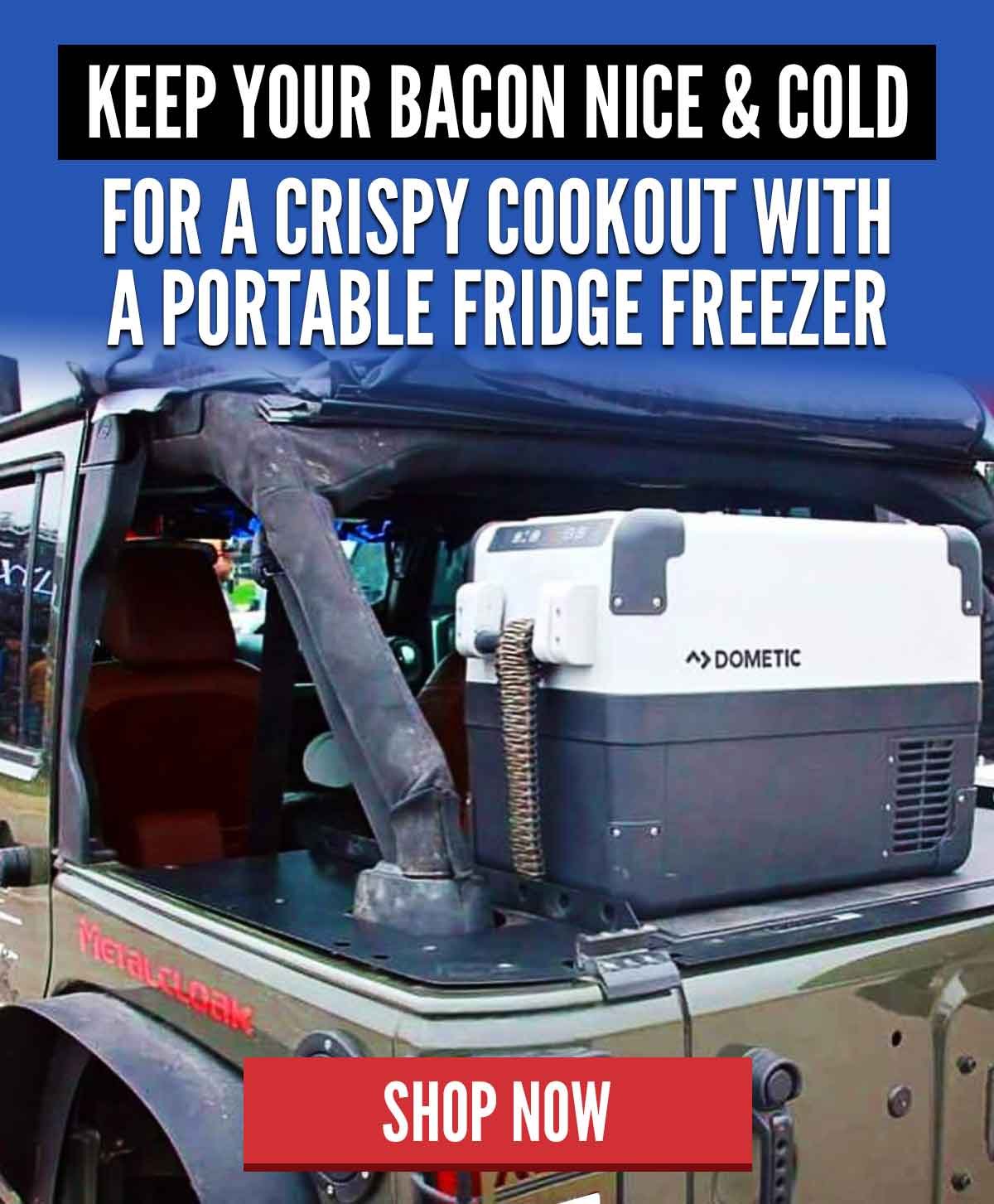 Keep Your Bacon Nice and Cold For a Crispy Cookout with a portable fridge freezer