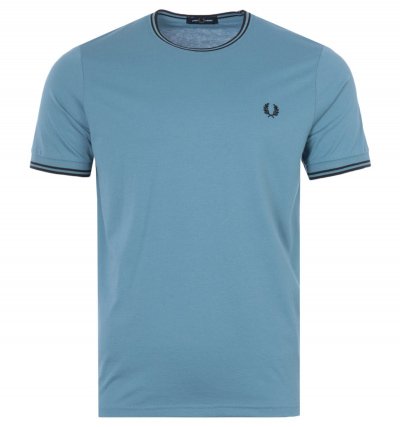 Fred Perry Twin Tipped T-Shirt - Blue