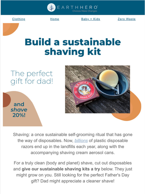 EarthHero (US) Shave... the sustainable way 🪒 Milled