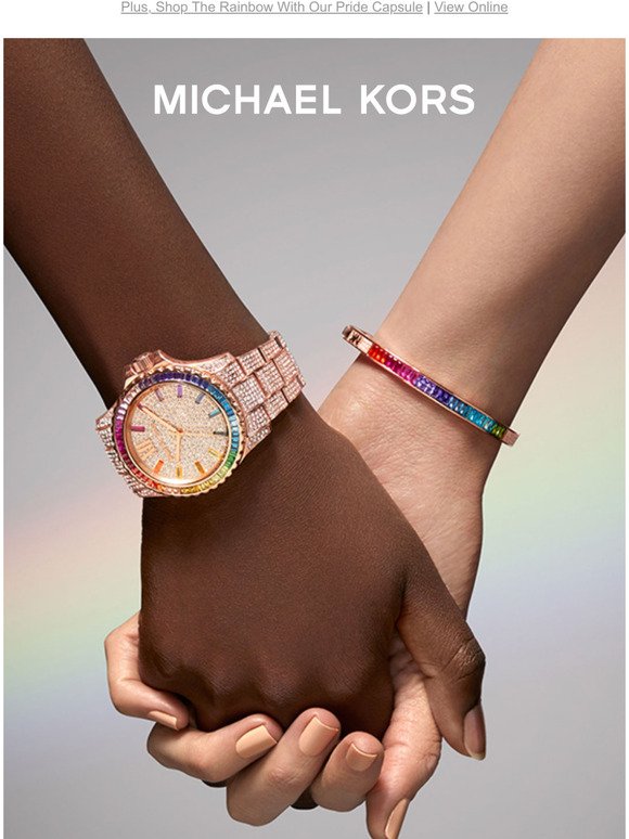 Michael Kors Just In The LimitedEdition Pride Watch Milled