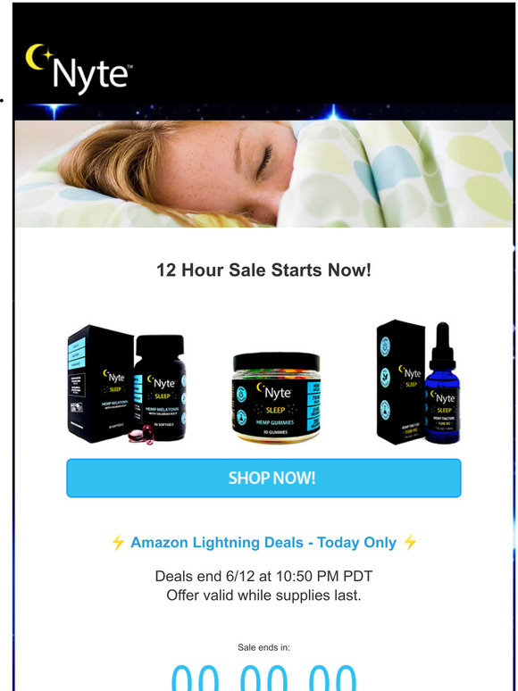 Nyte Sleep ⚡ Lightning Deals (Today Only)
