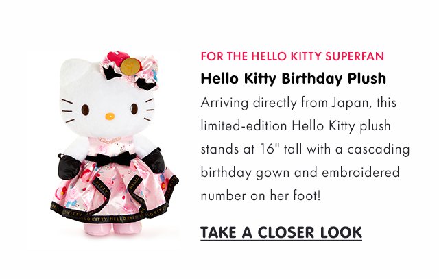 For the Hello Kitty Superfan | Hello Kitty Birthday Plush