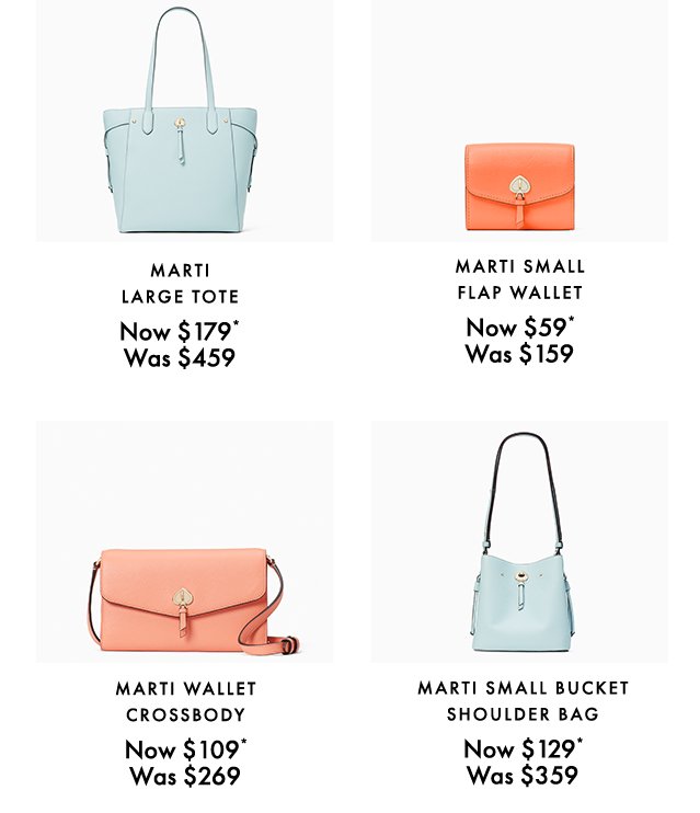 Kate Spade Saturday: Pretty bags & wallets in sky blue & melon hues | Milled