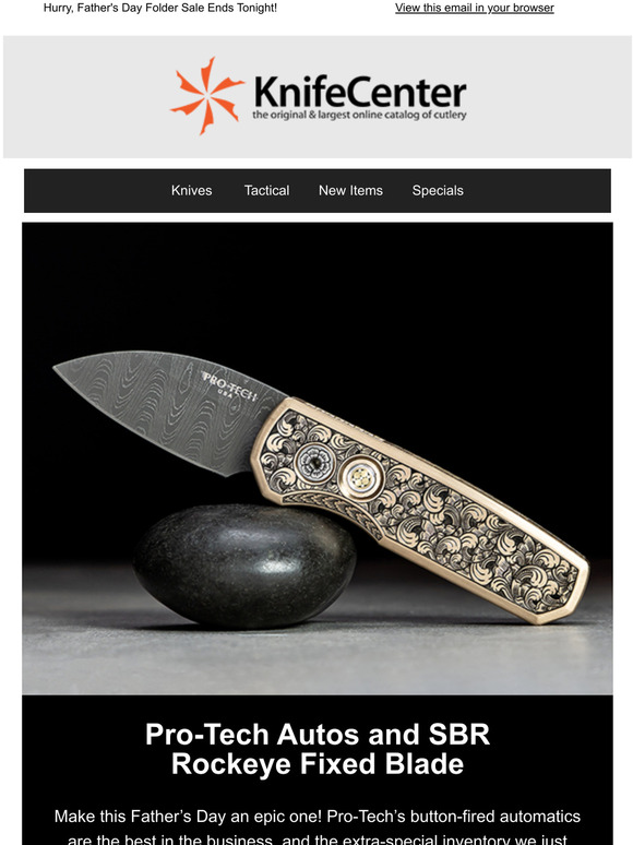 KnifeCenter New Knives Swiss Army, ProTech, Microtech, Case Milled