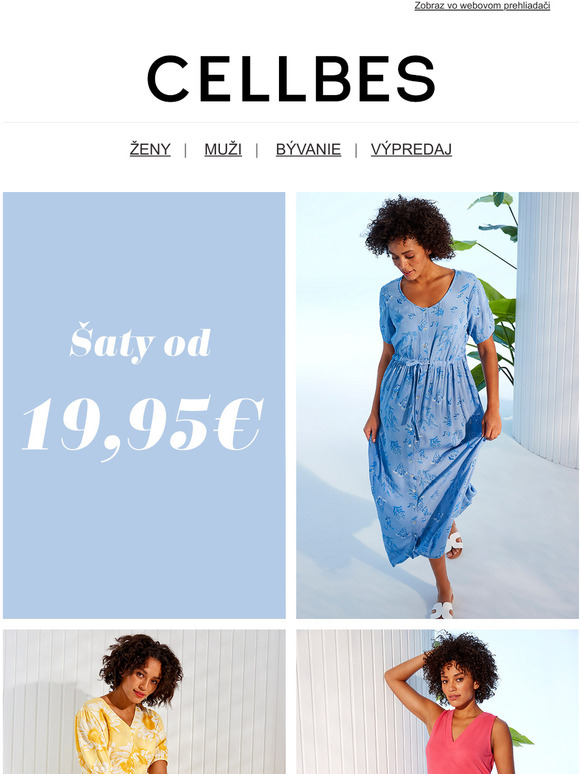Práve teraz! Obľúbené šaty od 19,95 €