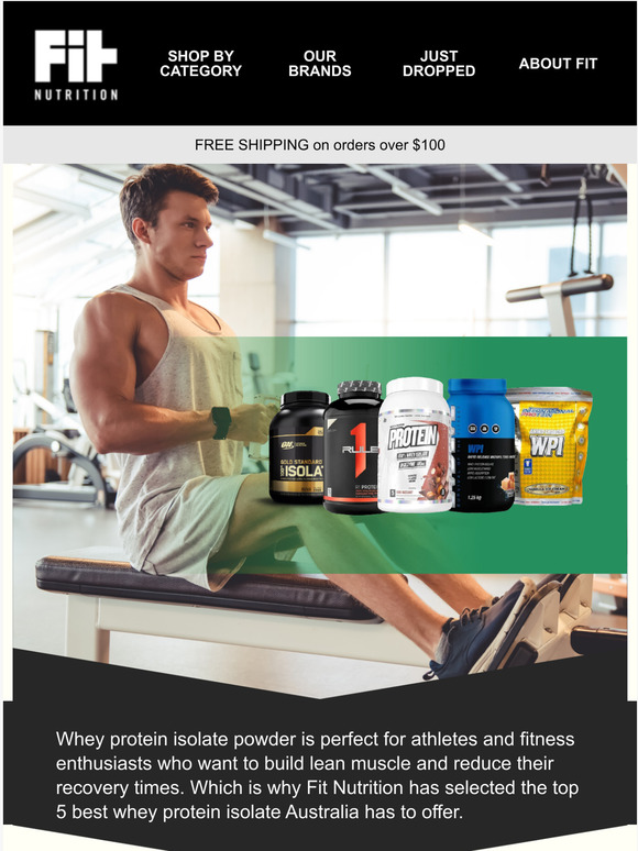 Fit Nutrition 5 top best Whey Protein Isolate in Australia Milled