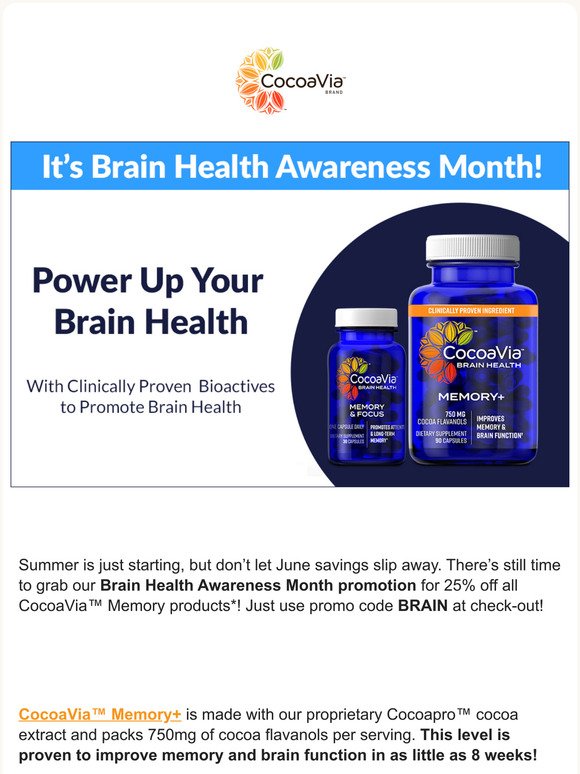 There’s still time for better brain function!