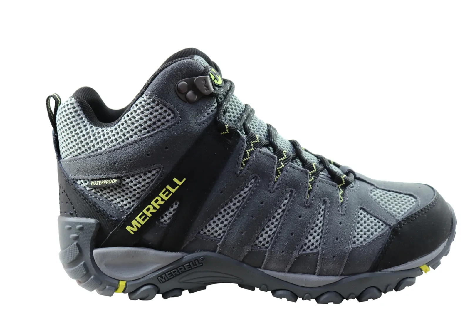 Image of Merrell Mens Accentor 2 Vent Mid Waterproof Comfortable Hiking Boots