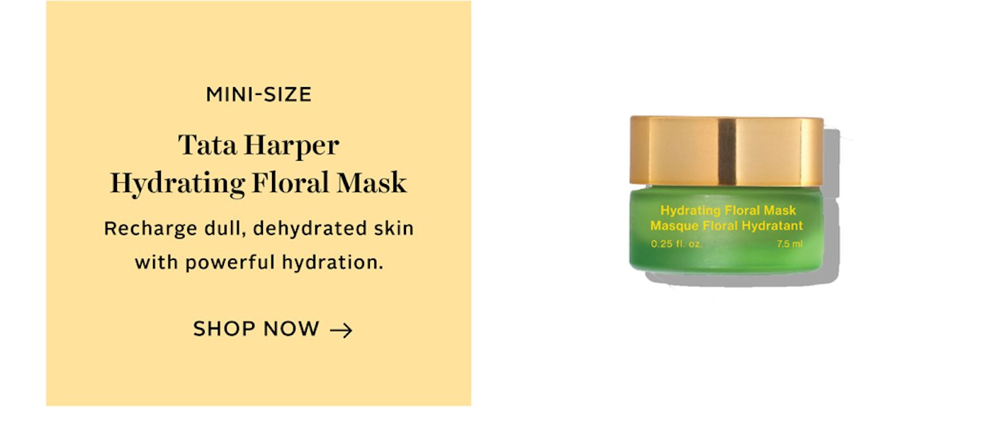 MINI Tata Harper Hydrating Floral Mask