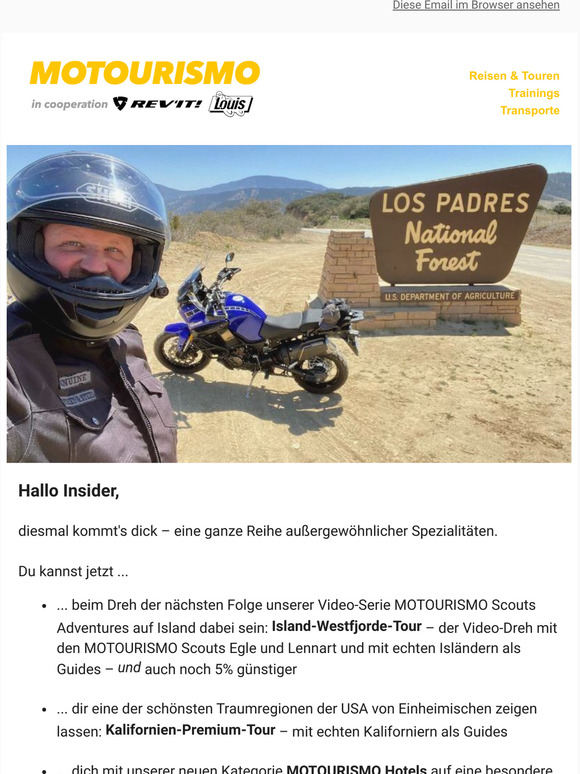 Europa-Sommer-Touren / 5% auf Island-Tour mit Scouts-Video / Premium-Tour mit echten Kaliforniern