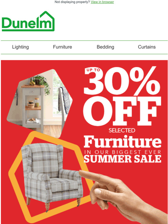 Dunelm Furniture finds with up to 30 off Milled