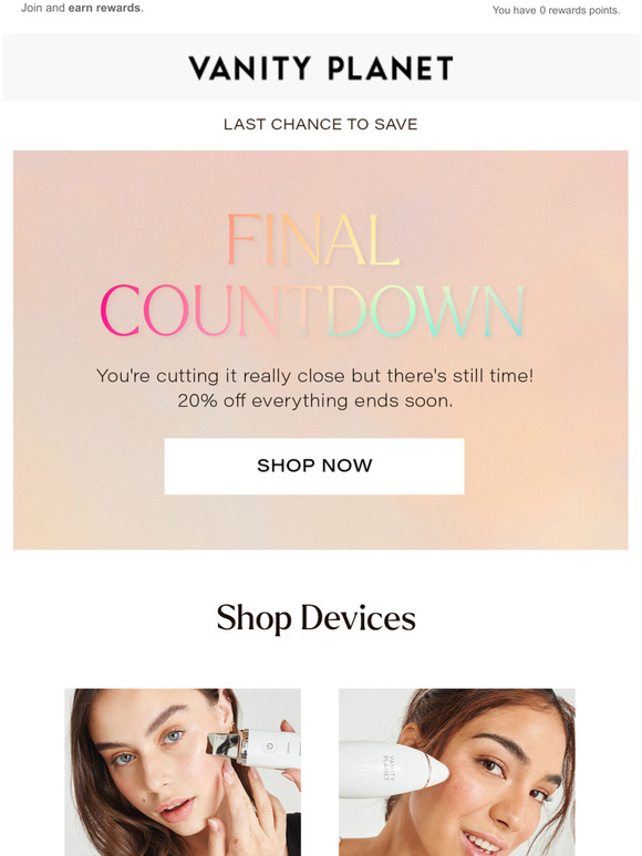 Vanity Your code is about to expire 😱 Milled