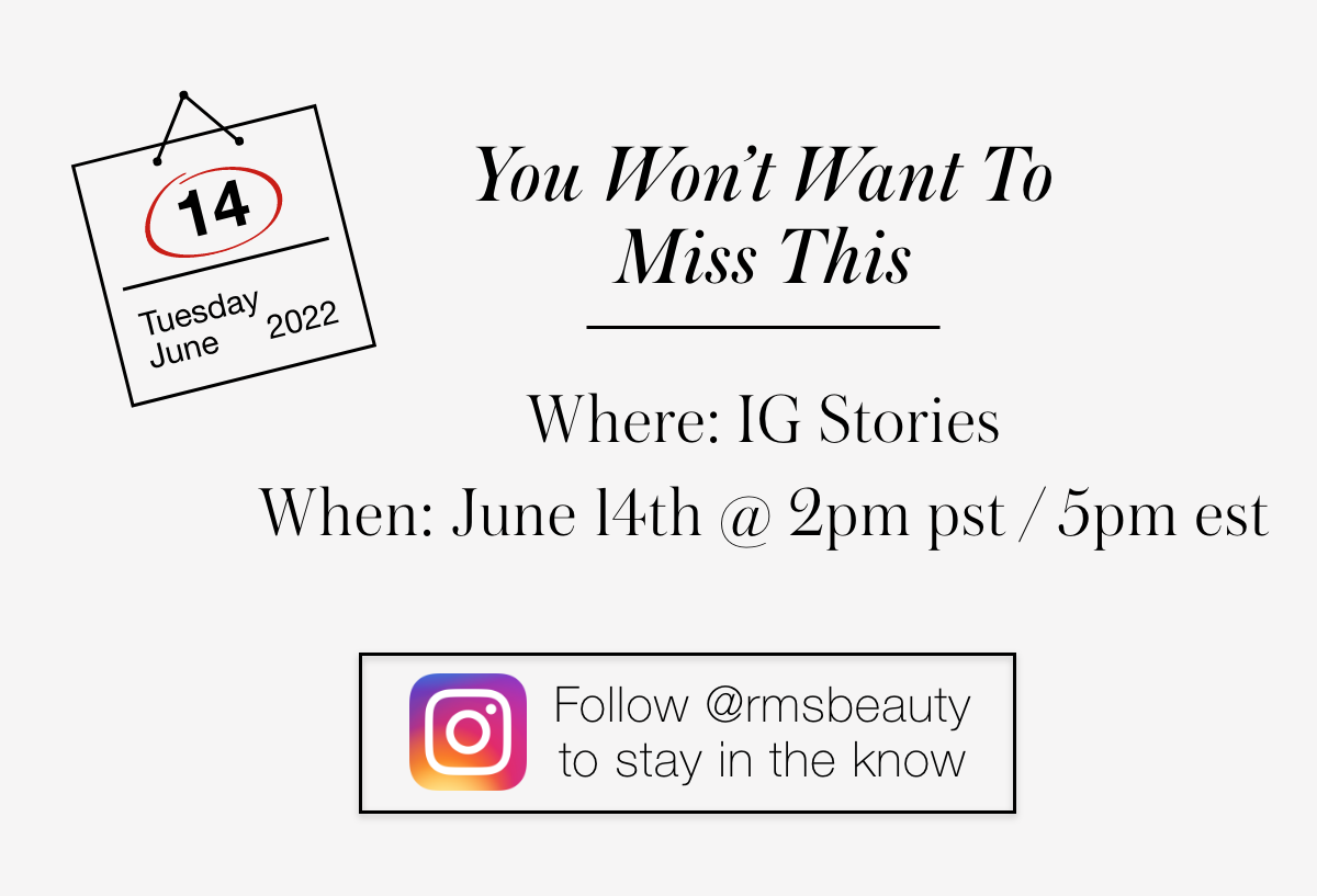 Mark your calendar! You won't want to miss our IG Live june 14th 2 pm pst 5 pm est 