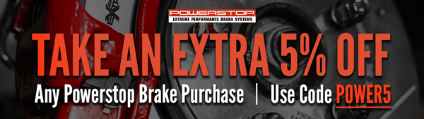 Take An Extra 5% Off Any Powerstop Brake Purchase Use Code POWER5