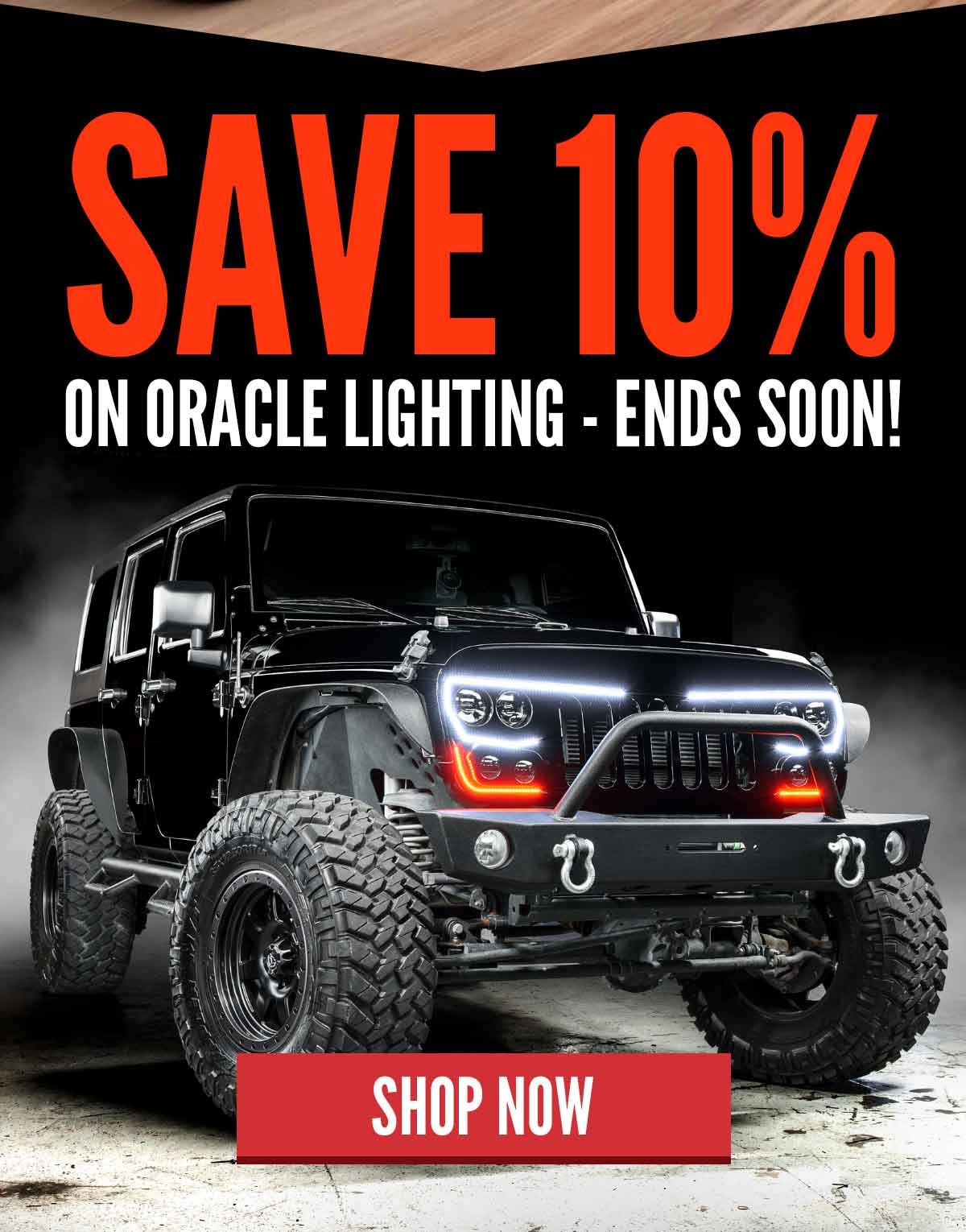 Save 10% On Oracle Lighting - Ends Soon!