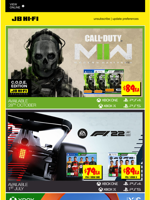 Call of Duty MWII Preorder now Milled