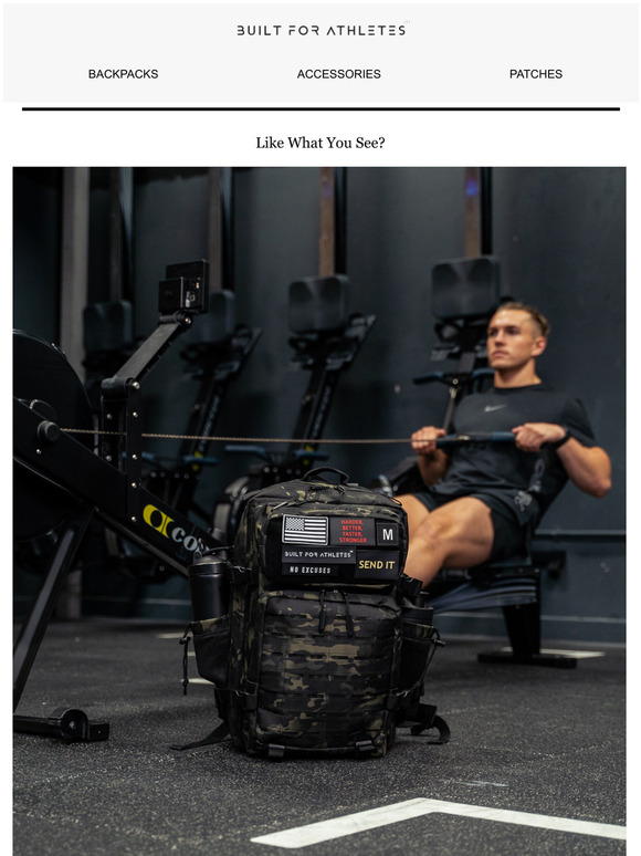 Built for Athletes Did something catch your eye? Milled