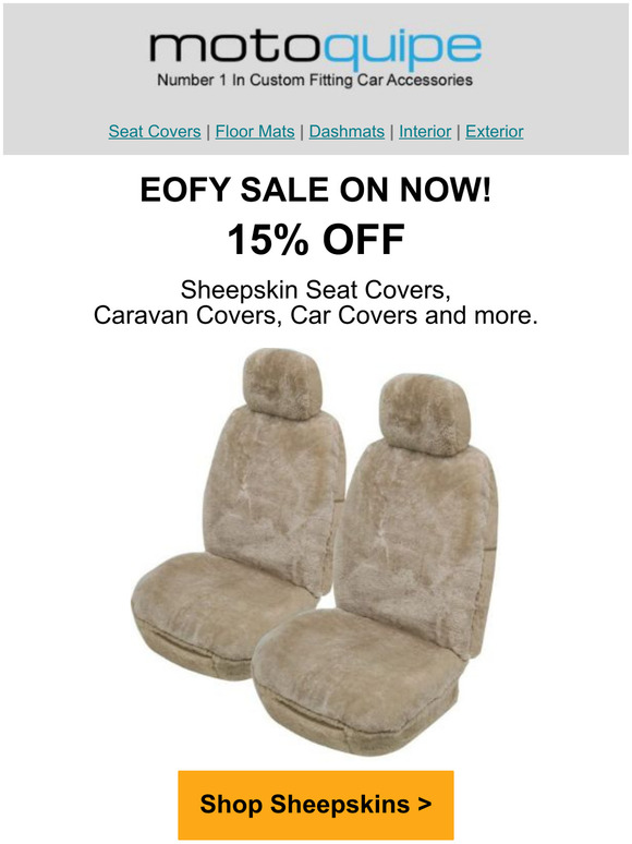 EOFY Sale on Now | Sheepskins, Car Covers and more