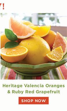 Heritage Valencia Oranges and Ruby Red Grapefruit