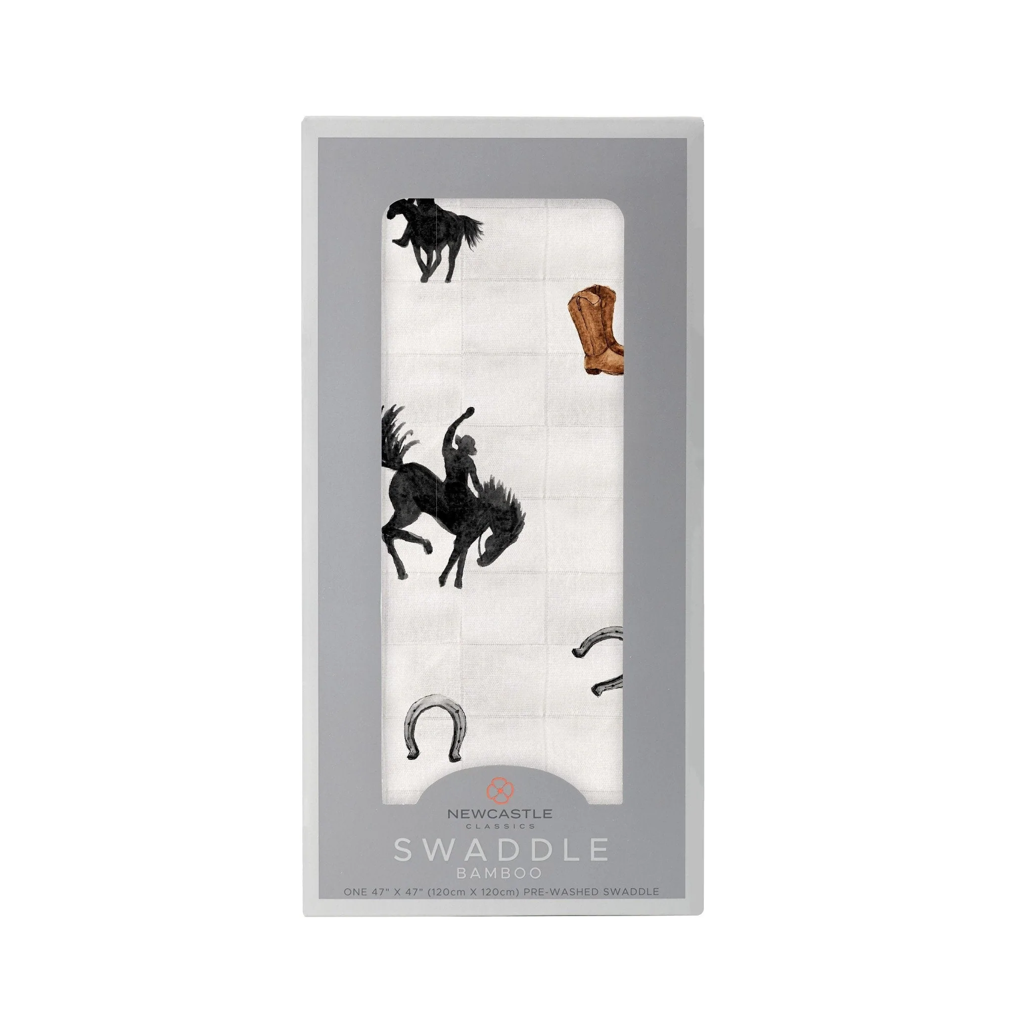Image of Cowboys Bamboo Swaddle