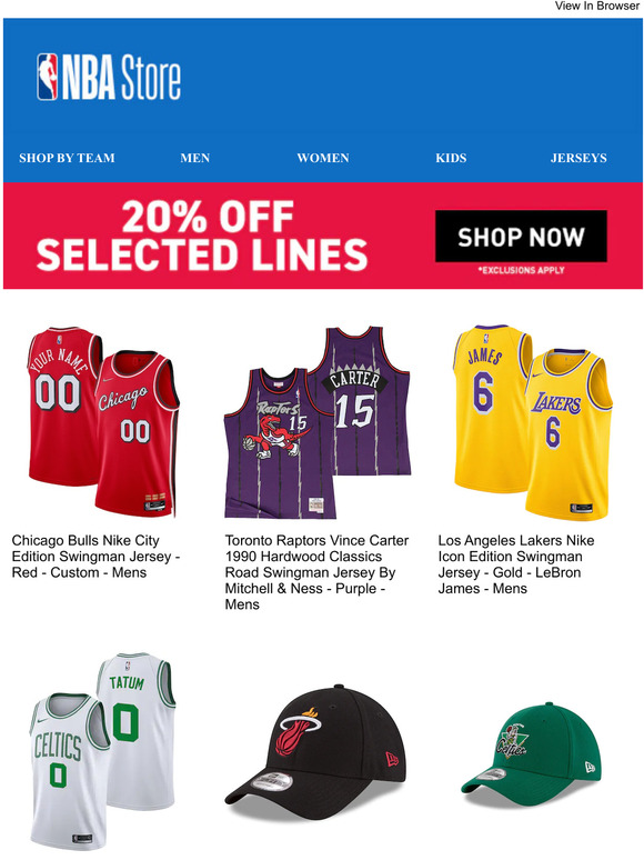 Save 20% On Essential NBA Gear!