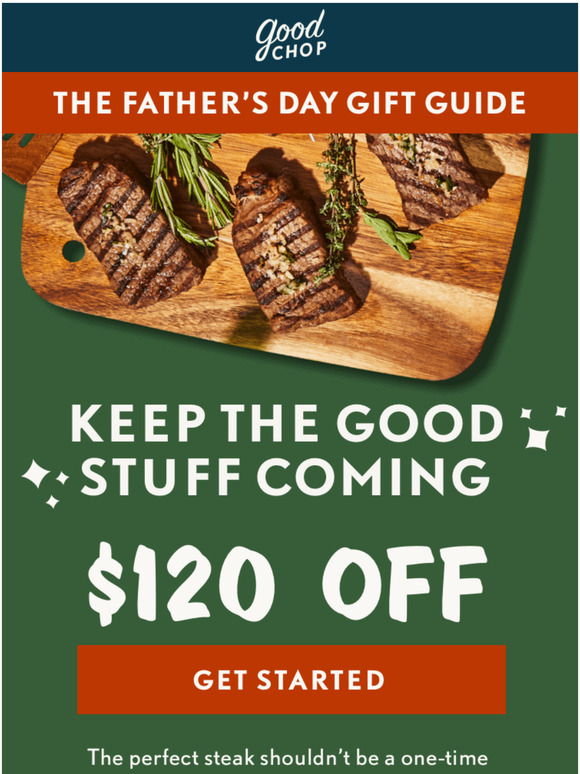 Good Chop 120 OFF Father's Day Special 🎁 Milled