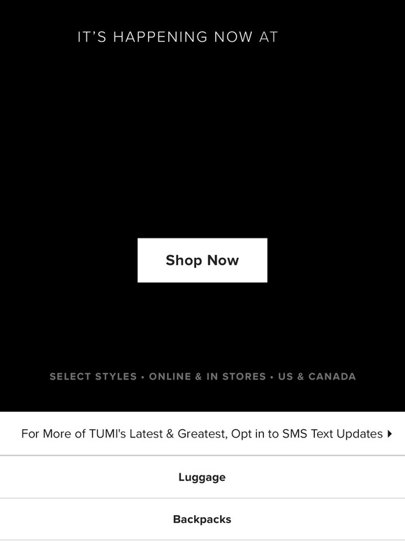 tumi semi annual sale dates