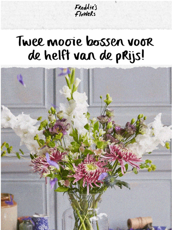 Een fleurige aanbieding, speciaal voor jou