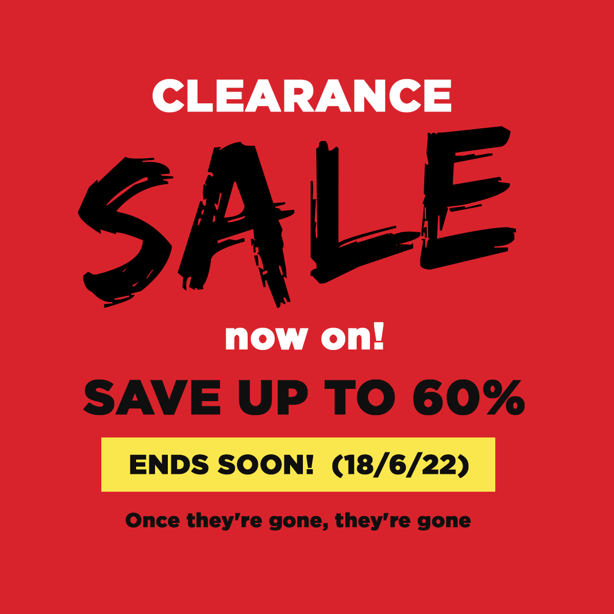 Clearance Sale