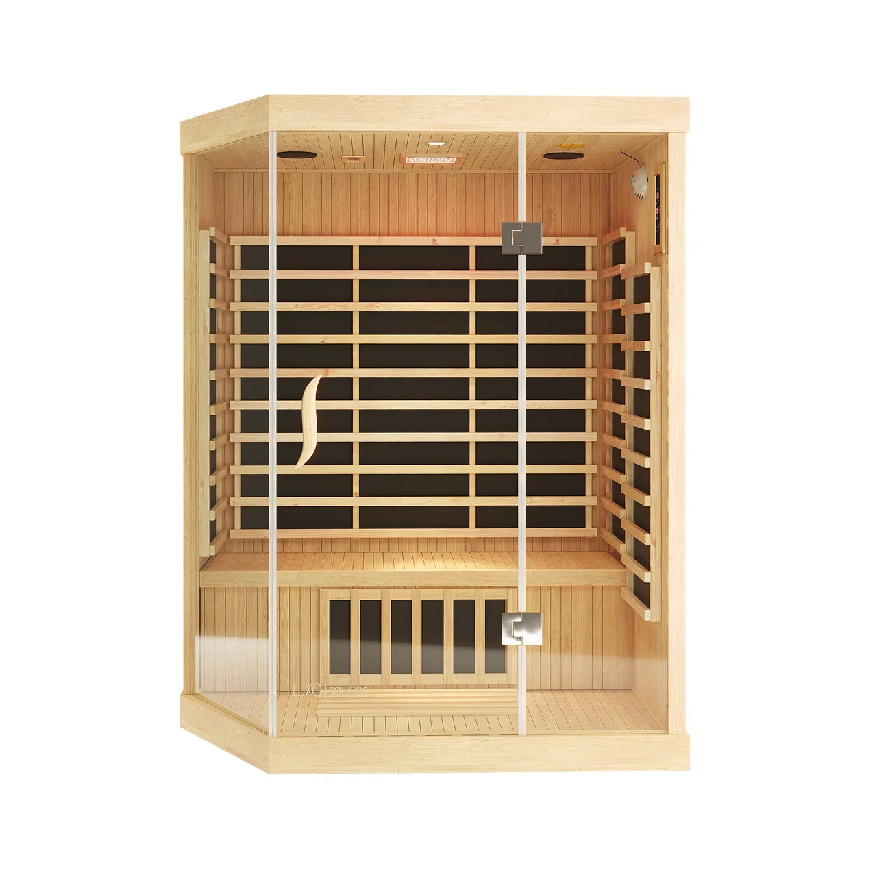 Image of Helle 3 Person Carbon Fibre Far Infrared Home Sauna