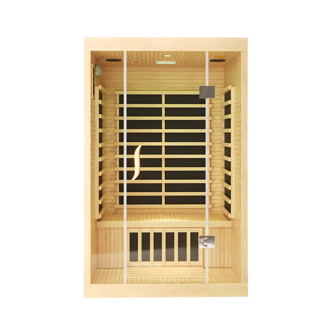 Image of Helle 2 Person Carbon Fibre Far Infrared Home Sauna