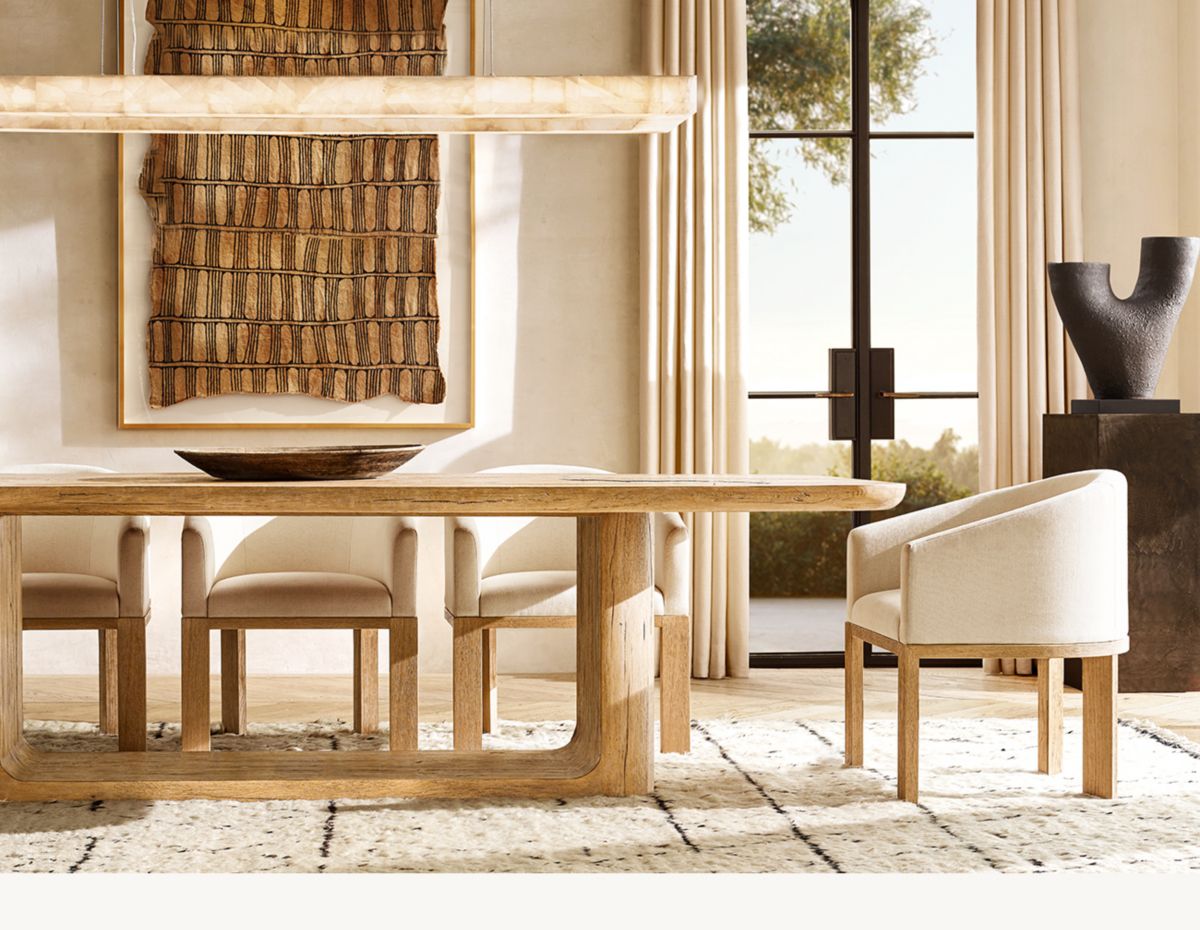 Restoration Hardware Introducing the Oslo Collection in Aged Oak from