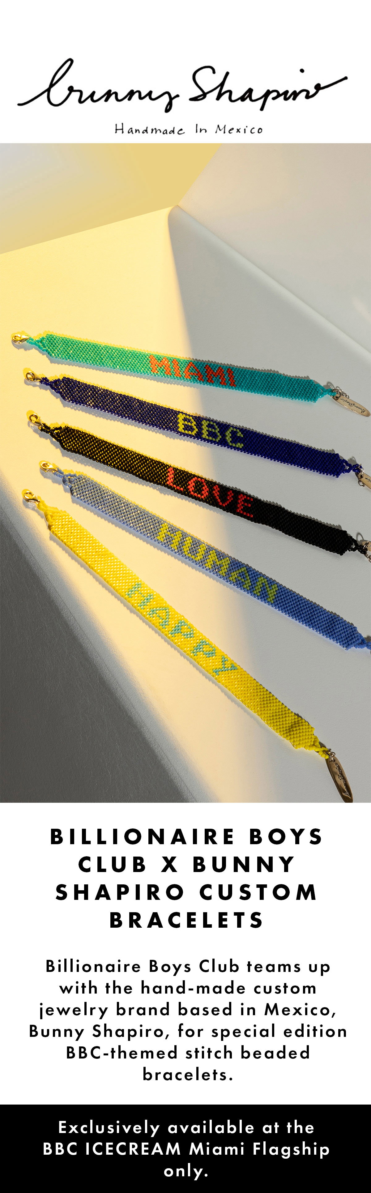 bbc x bunny shapiro bracelets