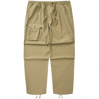 Army Two Tuck Relaxed Pants - Beige