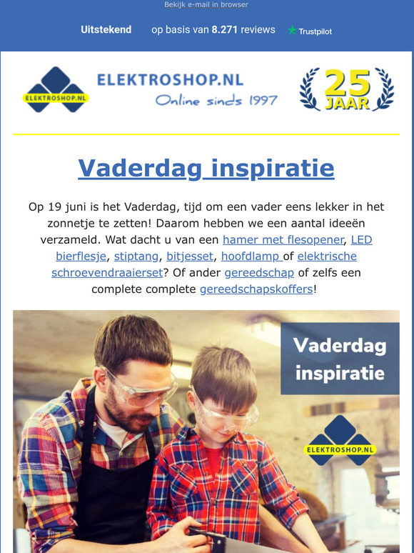 Al geslaagd voor Vaderdag?