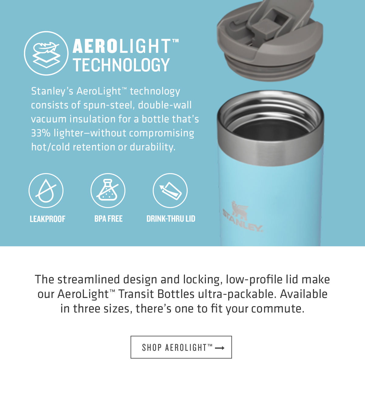 Stanley: New Arrival: The AeroLight™ Collection