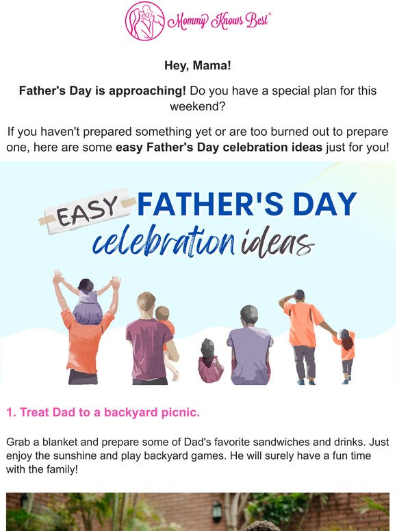 Burned out this Father's Day?