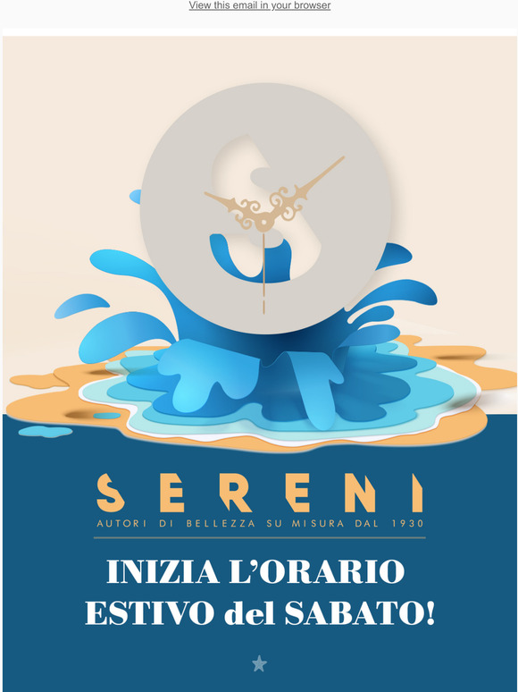 Che l'orario estivo abbia inizio! 😁