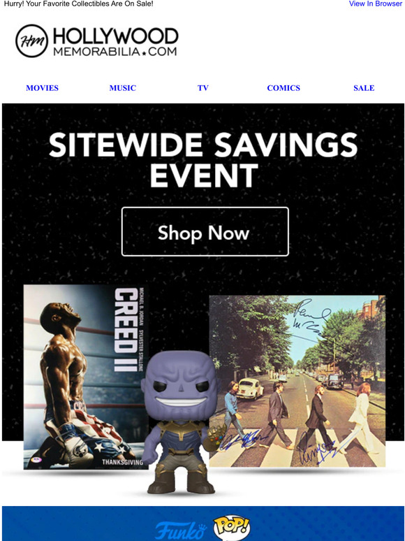 Drop Everything! Sitewide Savings Are Here