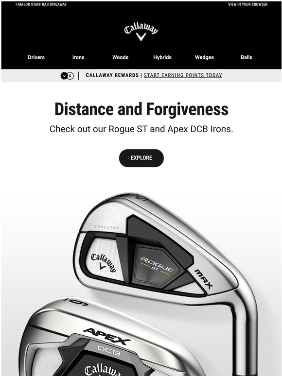 Callaway Golf Rogue ST MAX Irons Our Longest Irons Ever Milled
