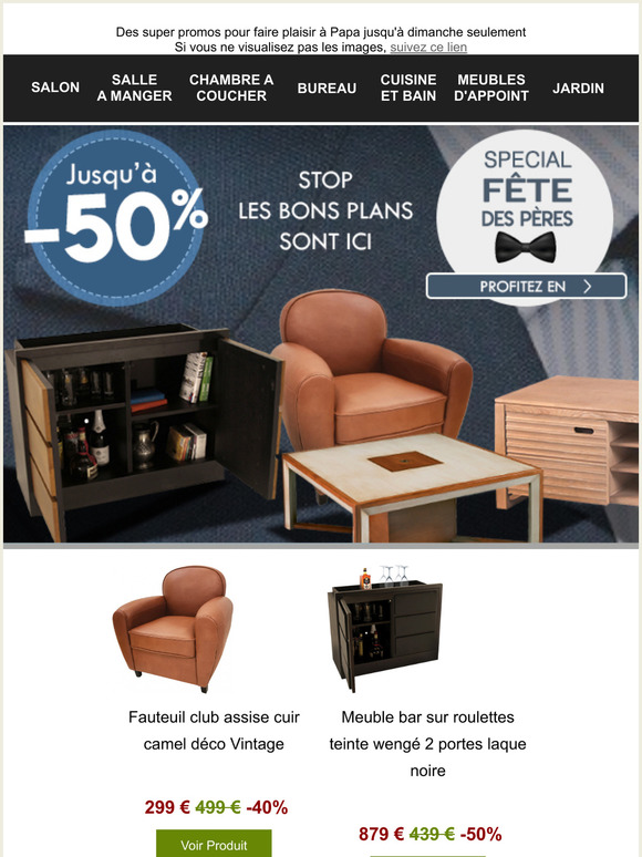 Spécial fête des pères 👨 : Jusqu'à -50% 🎁🎉