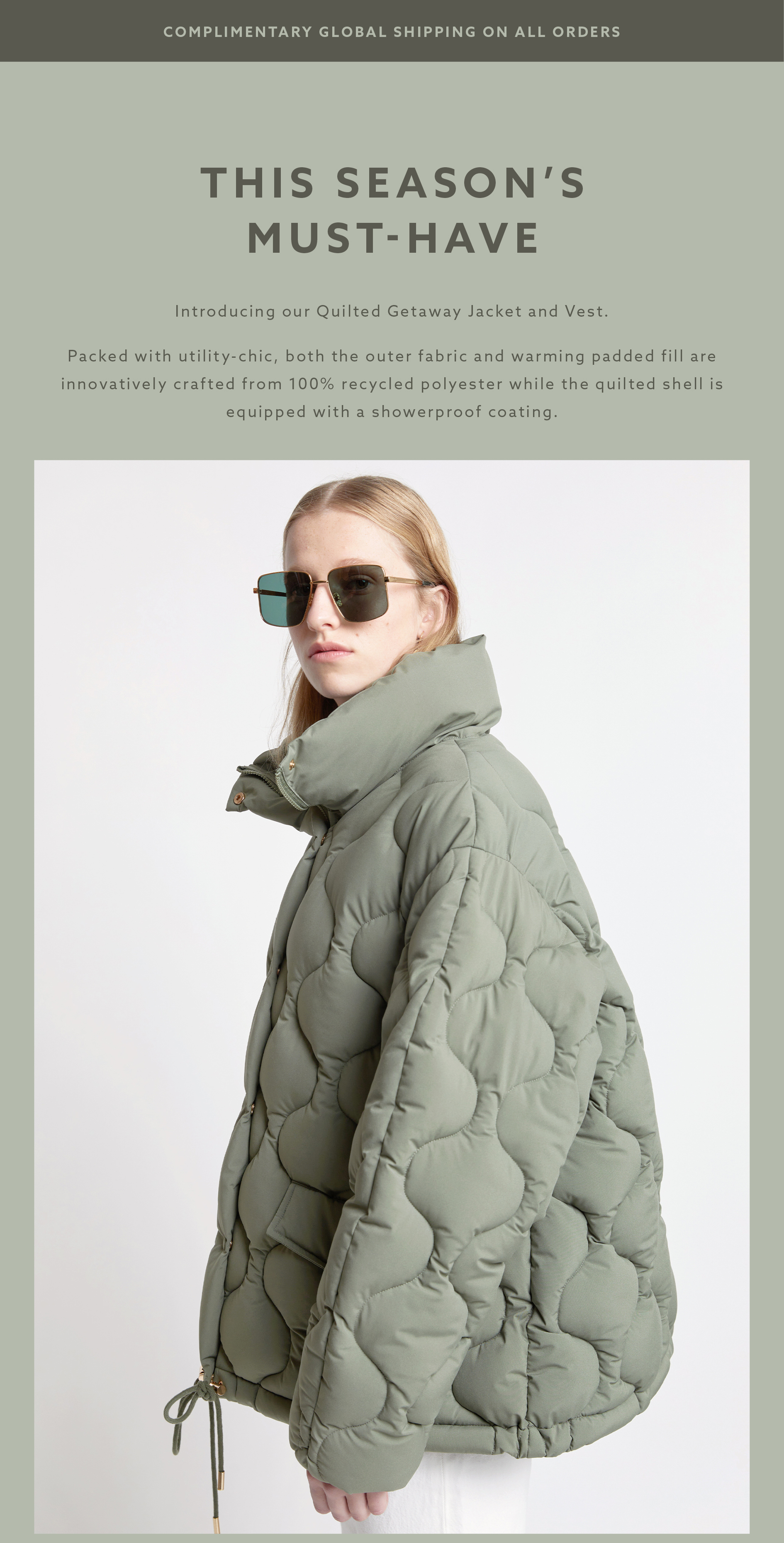 Introducing the highly anticipated Quilted Monogram Jacket