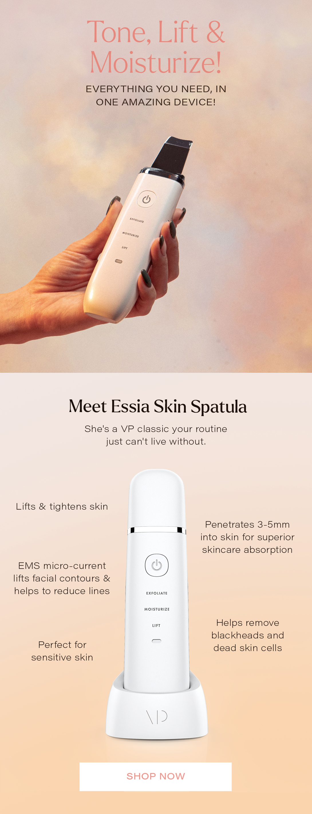 Vanity Skin Spatula Everything you need in one device 😍 Milled