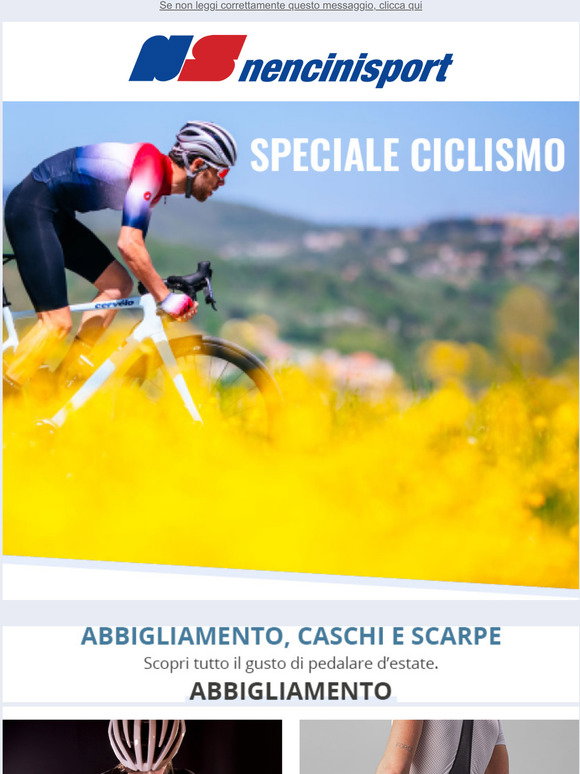 nencini_it: SPECIALE CICLISMO | ABBIGLIAMENTO, CASCHI E SCARPE | Milled