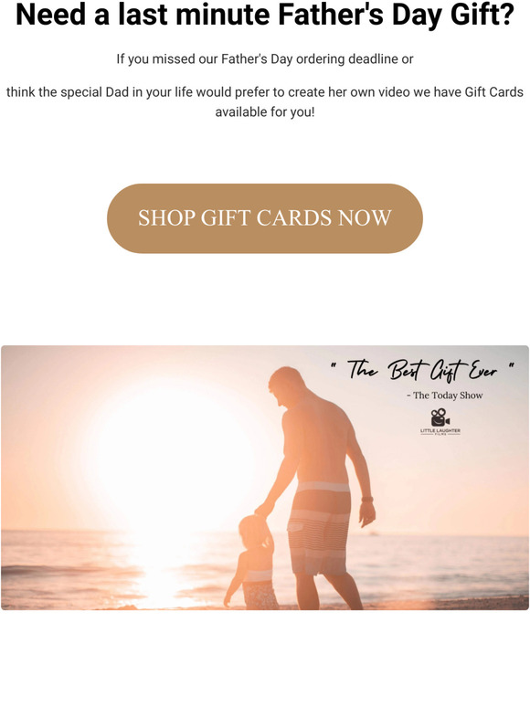 Need a last minute Father's Day Gift?