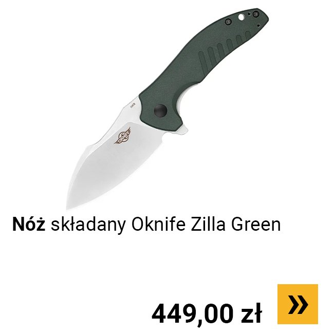 Nóż składany Oknife Zilla Green