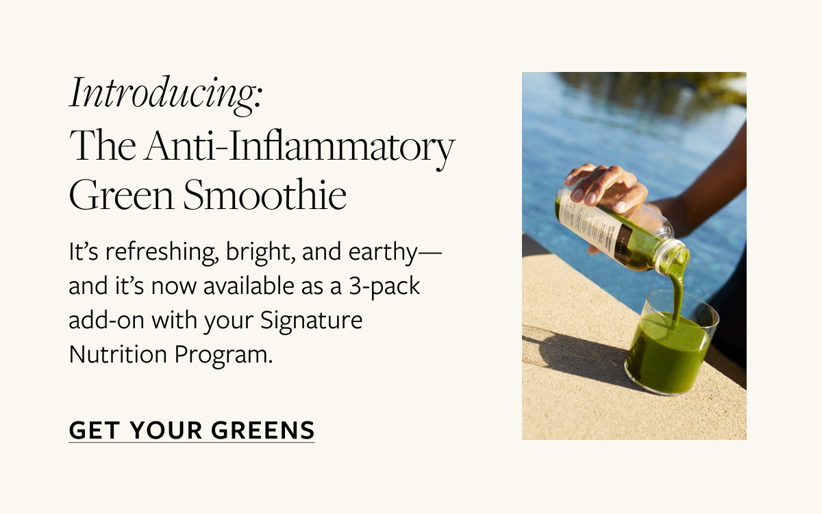 Introducing: The Anti-Inflammatory Green Smoothie
