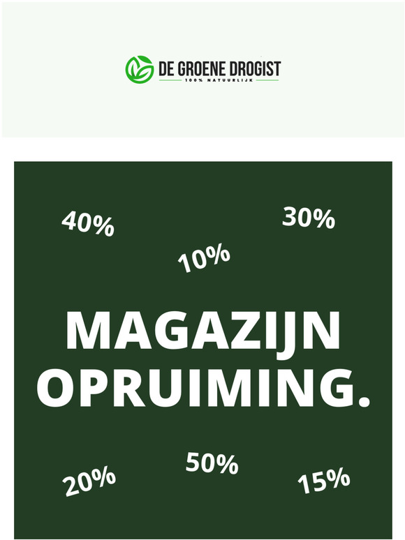 ❗Magazijnopruiming❗