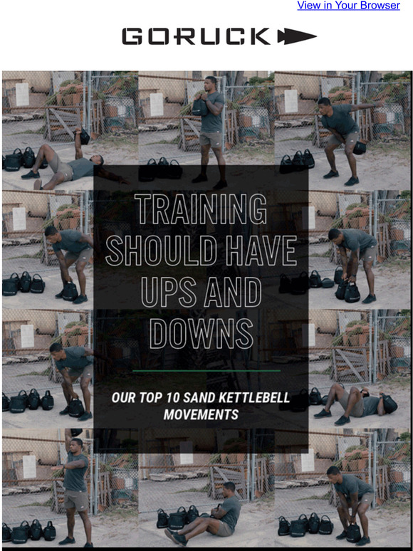 GORUCK 10 Movements that Make Sand Kettlebells a Must Have Milled